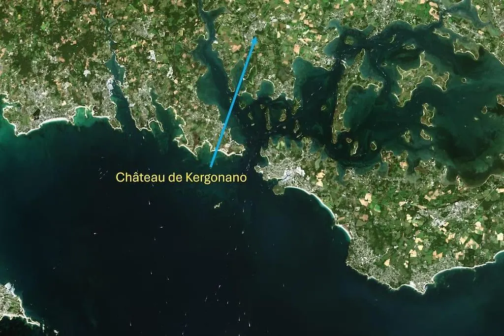 Διαμέρισμα Chateau De Kergonano Appartement L'Ecrin Du Golfe Baden
